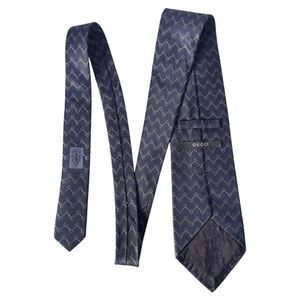 GUCCI Men's Necktie Brown Monogrammed ´´G´´‎ Luxury Silk Made in Italy Tie